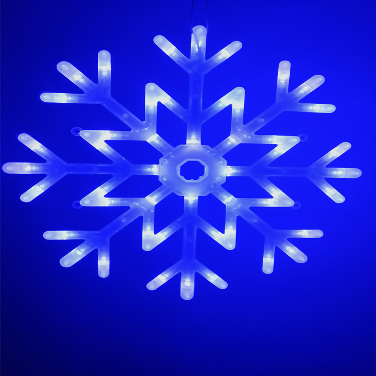 蓝色雪花