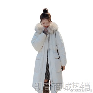 韩版宽松中长款羽绒棉衣女秋冬2020新款加厚棉袄ins港风过膝棉服