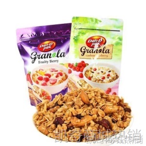 丹蒂蔓越莓腰果燕麦片 水果坚果早餐即冲谷物350g越南进口食品