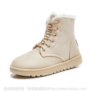 秋冬季新款雪地靴女马丁短靴外贸大码棉鞋学生保暖加绒鞋子shoes