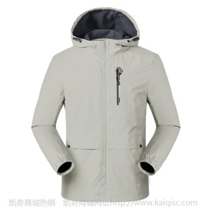 春秋夏季户外冲锋衣男单层薄款休闲服夹克透气防风防雨外套登山服