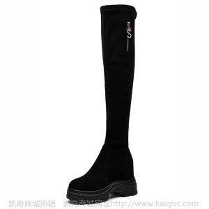 盾狐长靴女过膝2020新款秋冬加绒内增高加绒靴子女鞋骑士靴长筒靴