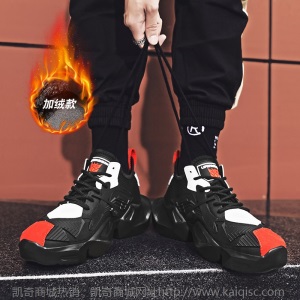 男鞋 韩版潮牌网面新款2020秋季运动休闲增高ins流行小白老爹鞋冬