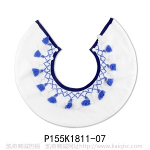 特促夏款纯棉绣花ins口水巾婴儿纱布围嘴防水母婴用品一件代发A83