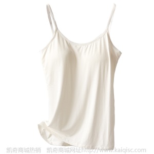 无钢圈带胸垫舒适女士瑜伽小吊带背心打底衫大码运动小背心凯奇
