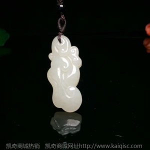 玉器批发 正品和田玉玉石挂件 羊脂级白玉吉祥如意挂坠吊坠