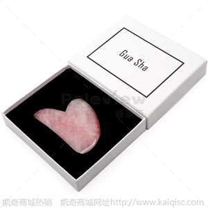 批发玉石按摩滚轮脸部美容仪 粉晶刮痧玉石按摩器 玉石滚轮套装