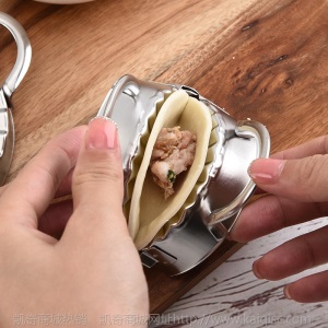 凯奇现货304不锈钢锈钢包饺子器饺子模具饺子夹皮切厨房工具批发
