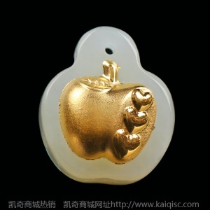 金镶玉批发和田玉吊坠玉坠赠品珠宝玉器首饰促销礼品厂家直销