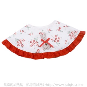 特促夏款纯棉绣花ins口水巾婴儿纱布围嘴防水母婴用品一件代发A83