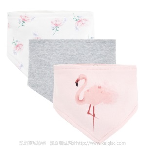 凯奇口水巾3件套春秋母婴用品婴儿围兜2020新款三角巾围嘴厂家