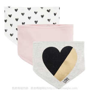 凯奇口水巾3件套春秋母婴用品婴儿围兜2020新款三角巾围嘴厂家