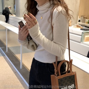 100%澳毛高领打底纯羊毛衫女2020新款秋冬内搭针织衫羊毛毛衣代发