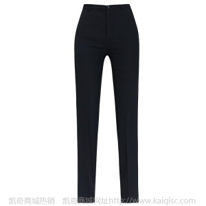 加绒加厚中腰秋冬工作裤新款直筒工装裤西裤正装裤银行上班修身女
