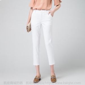职业正装西装女2020新款韩版九分裤加绒加厚小脚裤子长裤一件代发