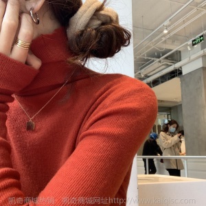 100%澳毛高领打底纯羊毛衫女2020新款秋冬内搭针织衫羊毛毛衣代发