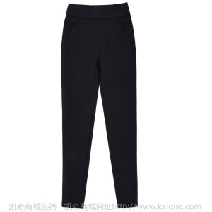 冬季新款显瘦加绒加厚外穿打底裤女修身小脚铅笔保暖裤高腰妈妈裤