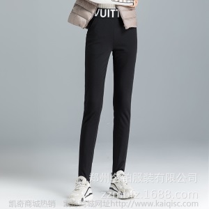 羊绒裤女外穿加绒打底裤秋冬新款高腰显瘦加厚保暖裤棉裤羊毛裤子