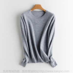 100纯羊毛衫女圆领毛衣打底衫秋冬套头内搭低领时尚上衣羊绒衫