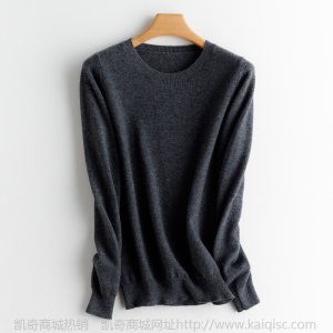 100纯羊毛衫女圆领毛衣打底衫秋冬套头内搭低领时尚上衣羊绒衫