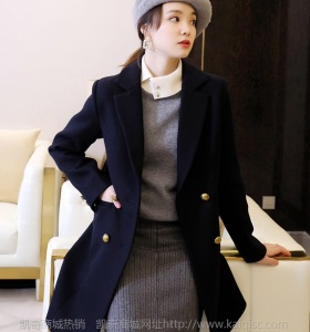 优雅温柔型 澳洲羊毛衫女100 纯羊毛 洋气撞色翻领针织衫