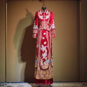 秀禾服2020新款结婚古装嫁衣婚纱中式新娘礼服龙凤褂秀和服风