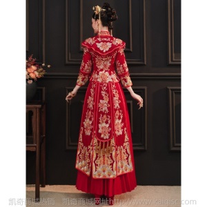 新娘女秀禾服2020新款中式婚纱敬酒服礼服结婚2020年修身显瘦嫁衣