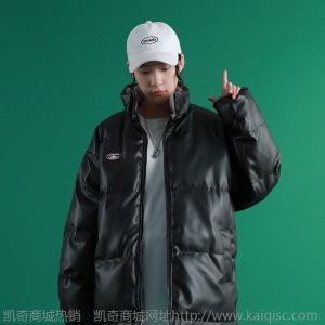 两面穿pu皮棉服女2020年冬季新款韩版立领宽松加厚棉衣棉袄面包服