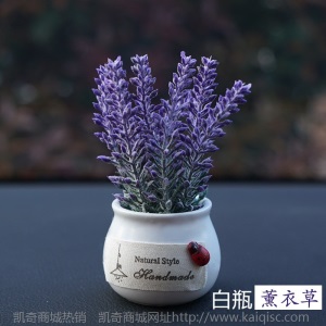 汽车仿真花摆件车载迷你植物装饰品小花盆吉祥果创意陶瓷车上摆饰