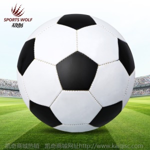 厂家直销儿童足球机缝足球4号5号足球六色可选耐磨足球体育用品