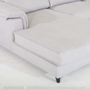 厂家现货 欧式科技布沙发 现代简约客厅组合小户型L型转角布沙发