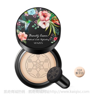 梵贞小蘑菇气垫 自然遮瑕粉底液美颜霜 蘑菇头气垫bb霜 彩妆批发
