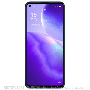 【24期免息】OPPO Reno5 5G系列 oppo手机6400万四摄闪充opporeno5pro Reno5 极光蓝