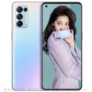 【24期免息】OPPO Reno5 5G系列 oppo手机6400万四摄闪充opporeno5pro Reno5 极光蓝