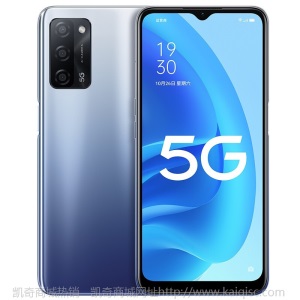 OPPO A55 双模5G 超大存储 5000mAh超大电池 长续航 后置AI三摄 亿级像素超清画质 6+128GB 轻快蓝