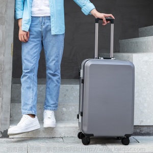 批发定制24寸行李箱万向轮旅行箱20寸PC铝框拉杆箱潮流登机箱包女