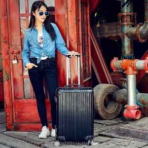 一件代发拉杆密码行李箱学生万向轮登机旅行箱包拉杆箱一件代发