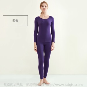 纯棉保暖内衣套装薄款女士秋衣秋裤成人2020新款全棉一件代发通标