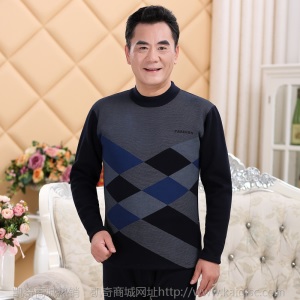 中老年保暖内衣套装加绒加厚男士加肥大码女士中高领纯棉秋衣秋裤
