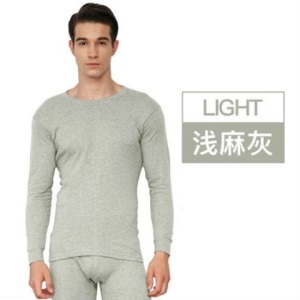 纯棉女士男士保暖内衣套装棉毛衫基础打底情侣薄款秋衣秋裤全棉