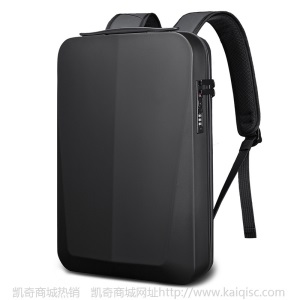 BANGE新款商务背包男塑硬壳电脑包男士双肩包防水usb箱包backpack