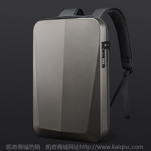 BANGE新款商务背包男塑硬壳电脑包男士双肩包防水usb箱包backpack