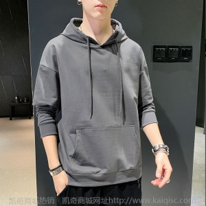 卫衣男2021新款纯色上衣休闲百搭连帽韩版潮牌学生外套男士潮款