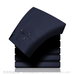 男士休闲裤2020秋季新款加绒男士西裤弹力修身长裤商务休闲裤男士