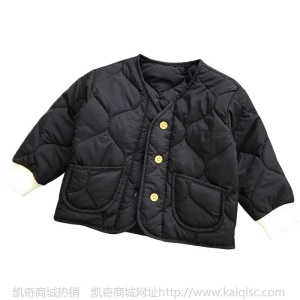 宝宝棉服男女小薄袄新款婴儿棉袄冬洋气小童棉衣外套一件代发