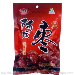 阿胶蜜枣红枣 林丰金丝大红枣228g 山东特产果干蜜饯微商一件代发