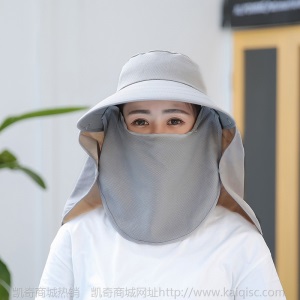 厂价批发劳保工人女士夏季骑行防晒遮阳护脸防紫外线大沿帽采茶帽