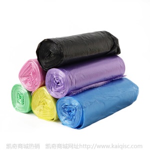 一次性垃圾袋彩装家用办公室平口垃圾袋断点式垃圾袋5卷/包