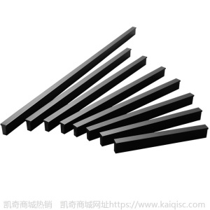 欧卡丽黑色金色橱柜衣柜柜门长拉手 家具五金配件T型把手厂家直销