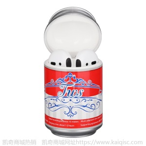 易拉罐无线耳机 tws双耳降噪立体声触控蓝牙耳机适用安卓苹果手机